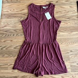 Pink Rose Romper Sz LARGE